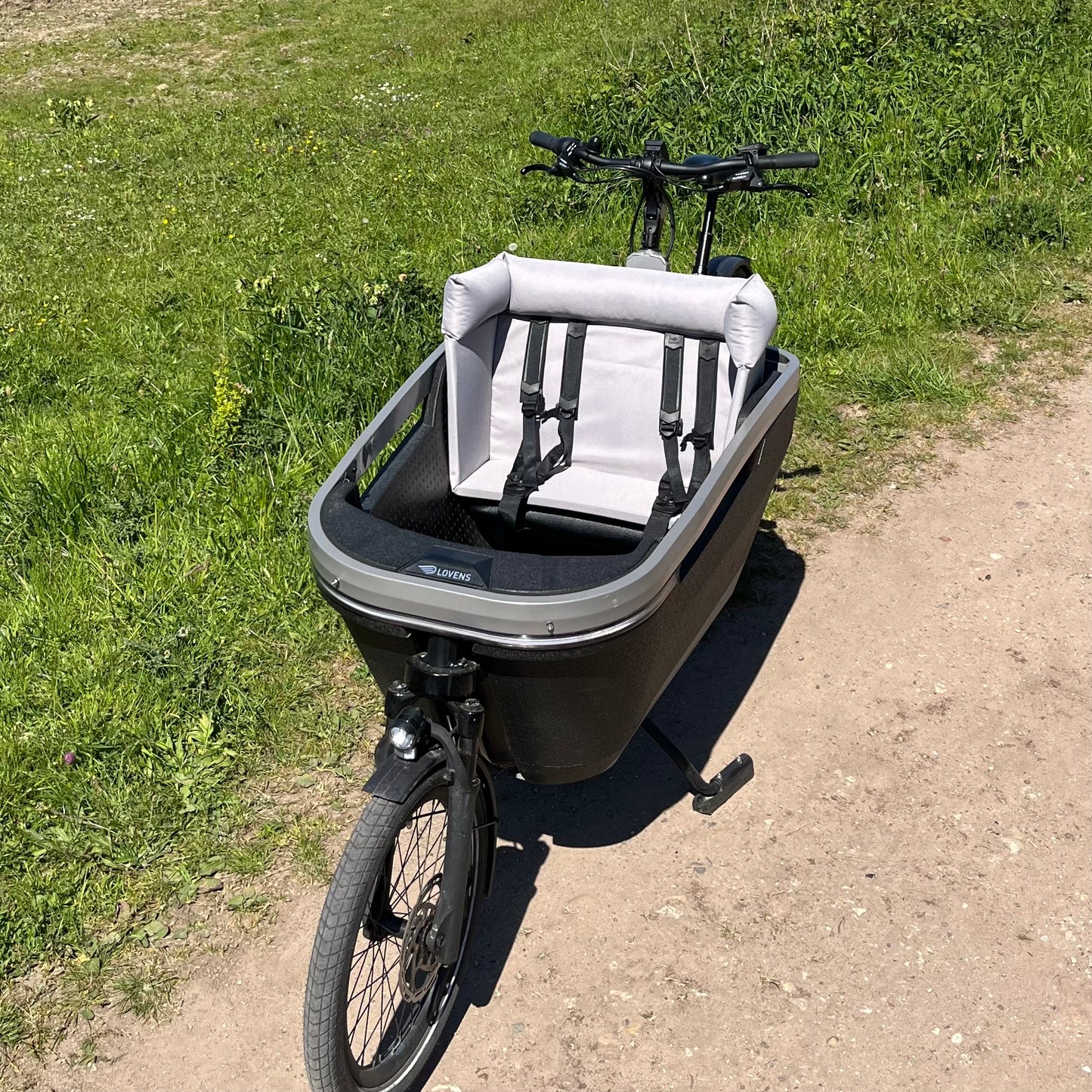 Cargo bike cushion Lovens - Grey