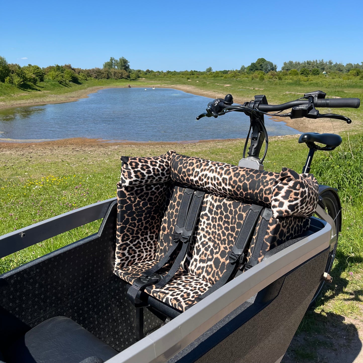 Cargo bike cushion Lovens - Leopard