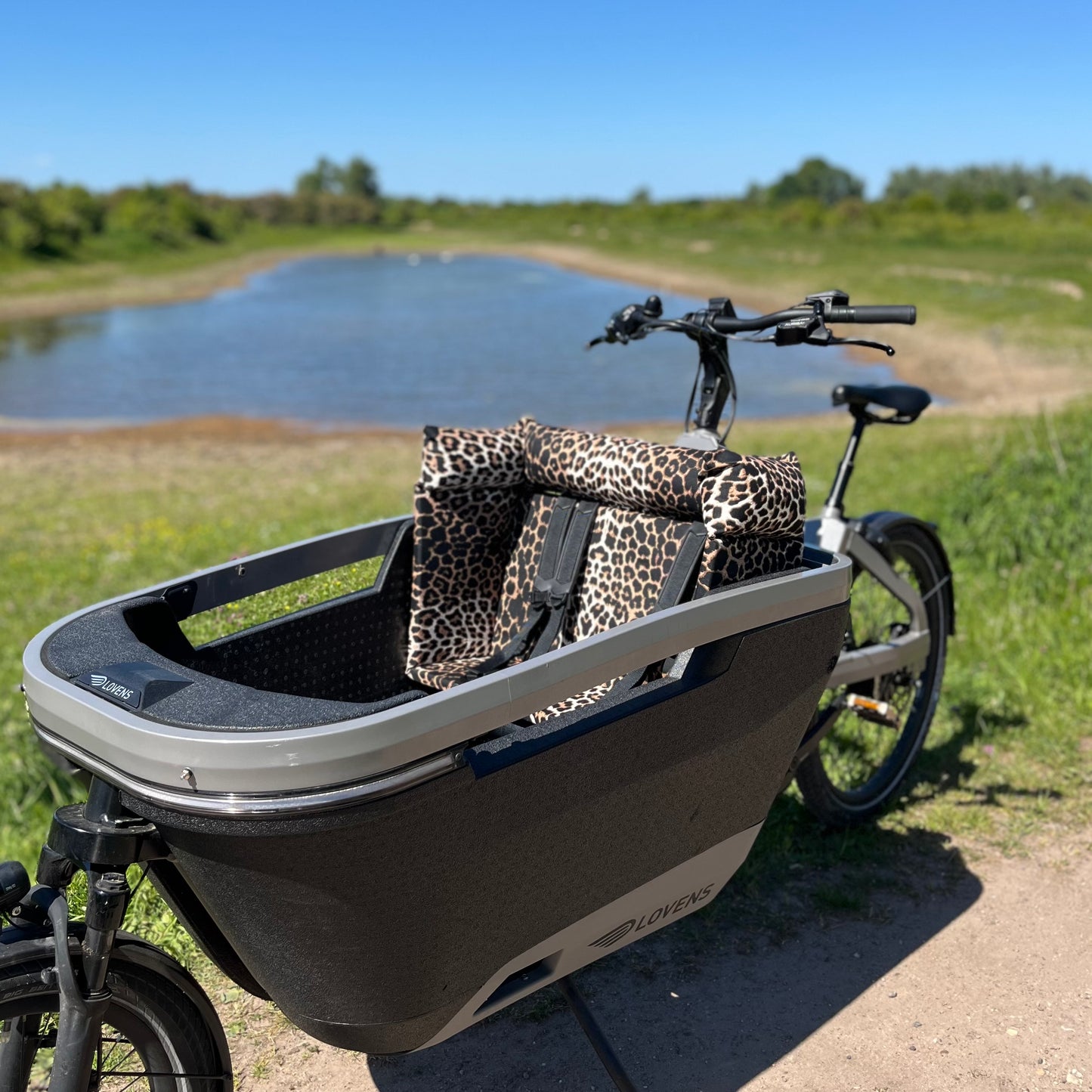 Cargo bike cushion Lovens - Leopard