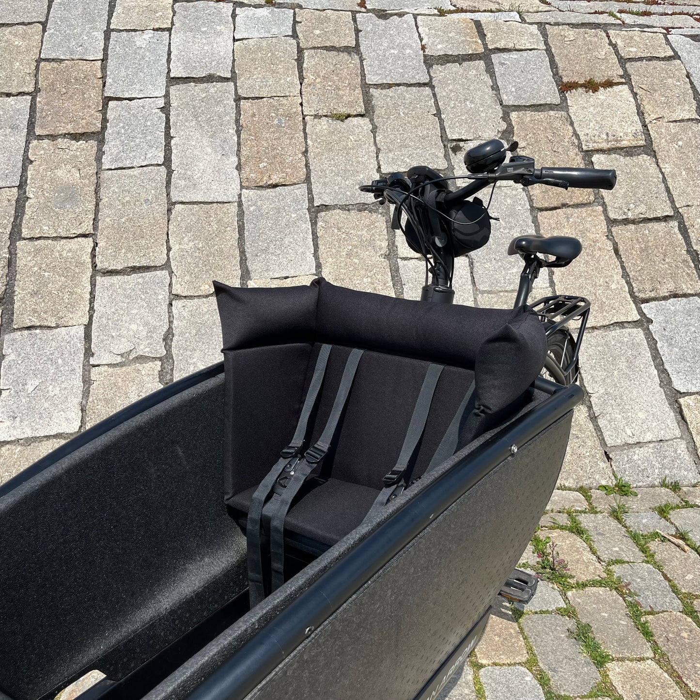 Bakfiets kussen - Zwart