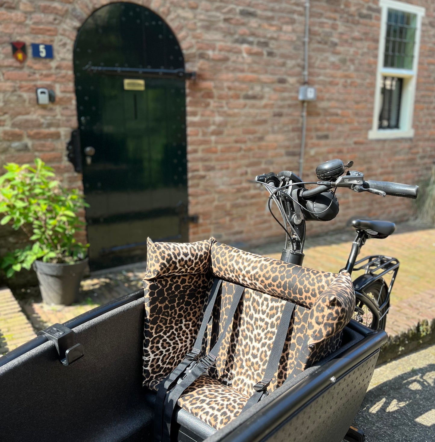 Cargo bike pillow Urban Arrow - Leopard