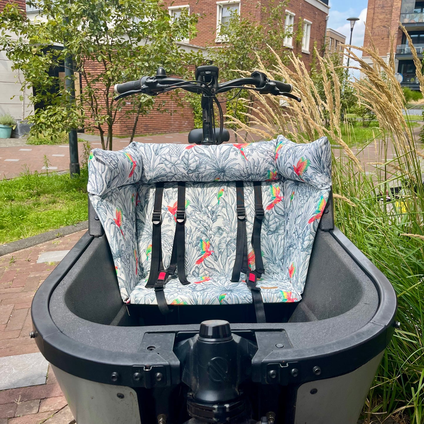 Lastenfahrrad Kissen Carqon - Parrot