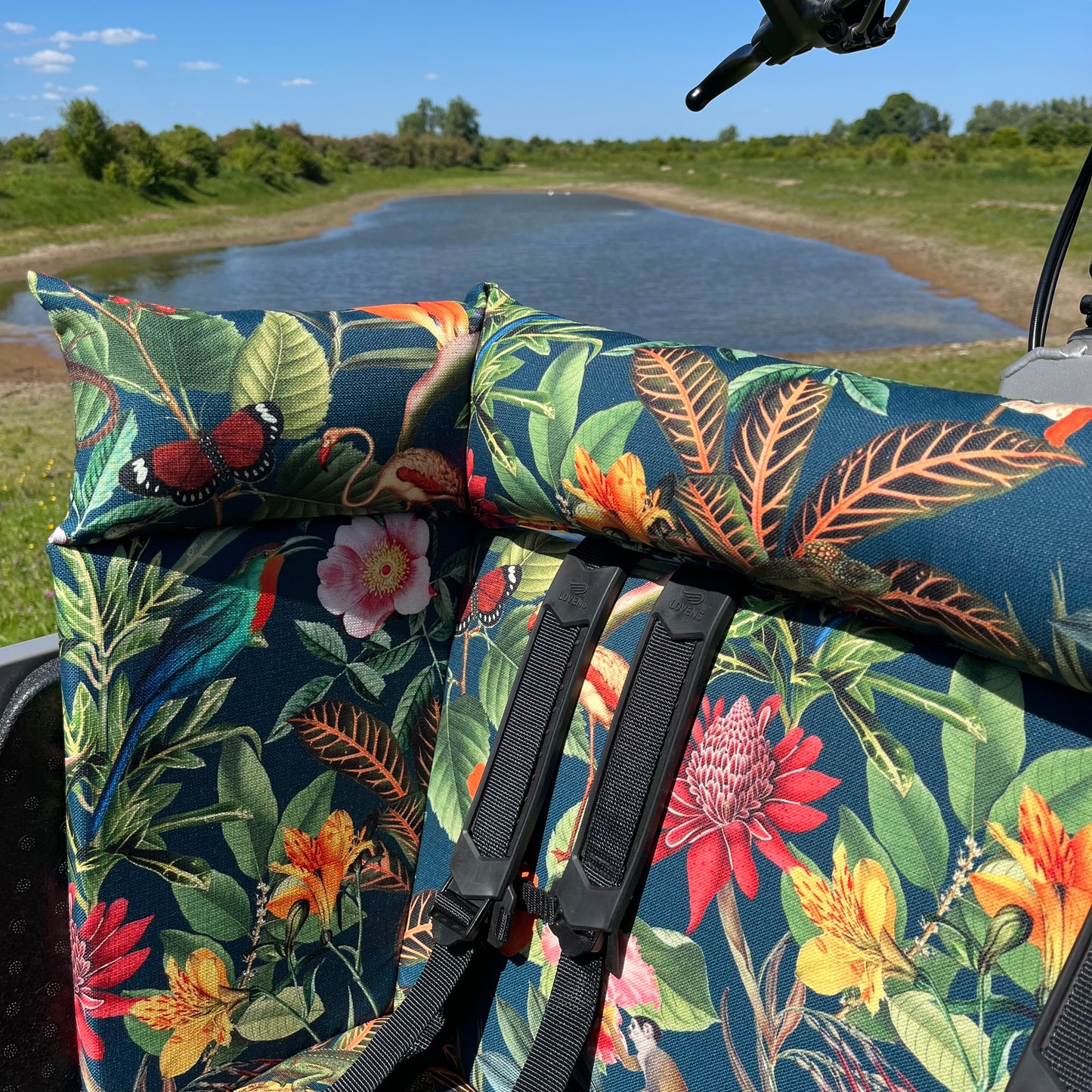 Lastenfahrrad Kissen Lovens - Jungle