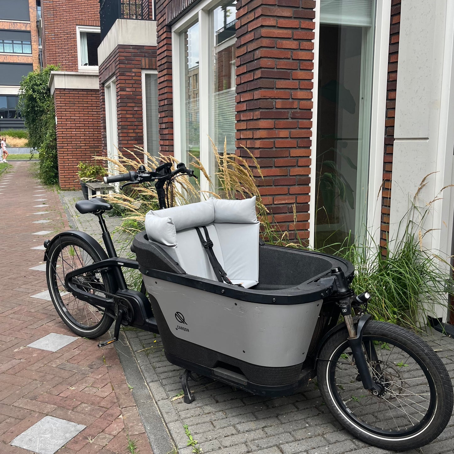 Cargo bike cushion Carqon - Grey