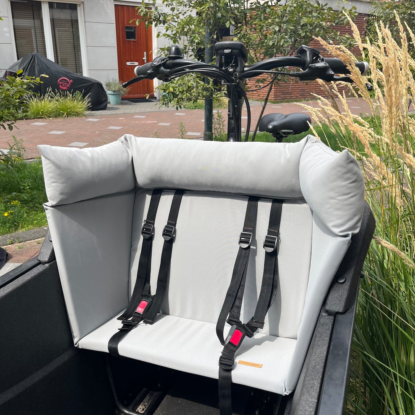 Cargo bike cushion Carqon - Grey
