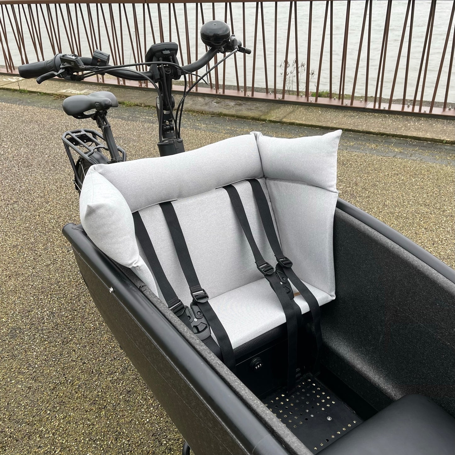 Cargo bike pillow - Grey