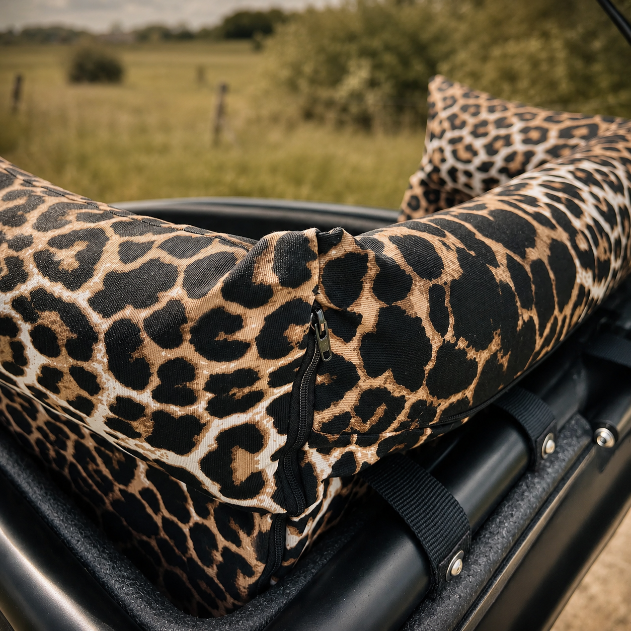 Bakfiets kussen Carqon - Leopard