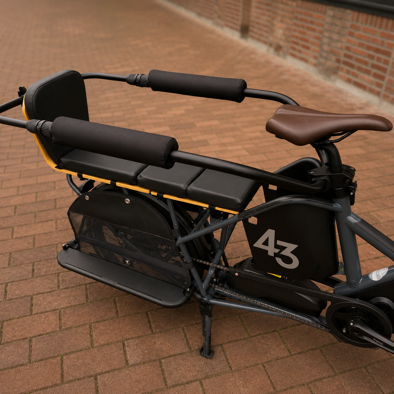 Longtail kissen Monkey Bar - Schwarz