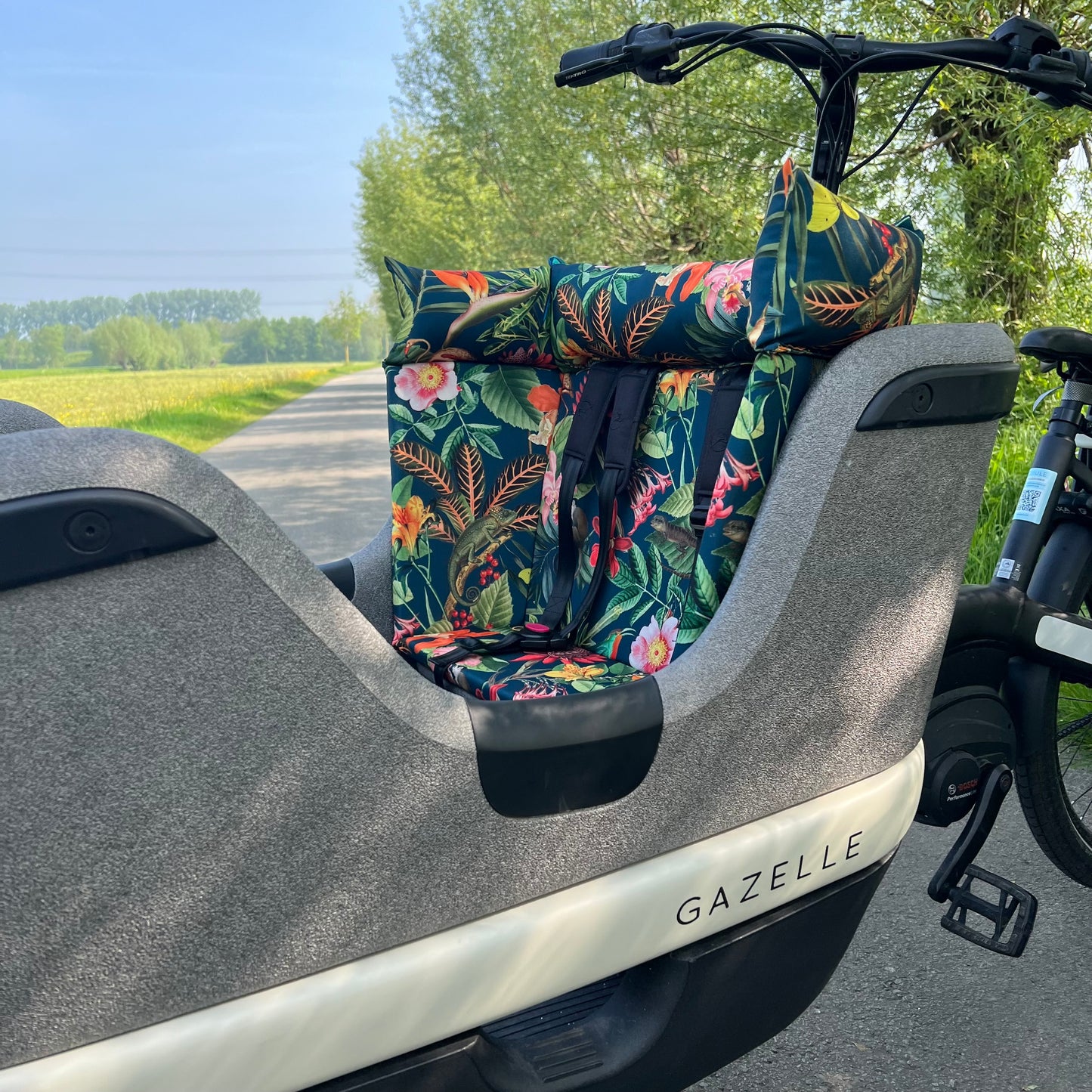 Lastenfahrrad Kissen Gazelle Makki - Jungle