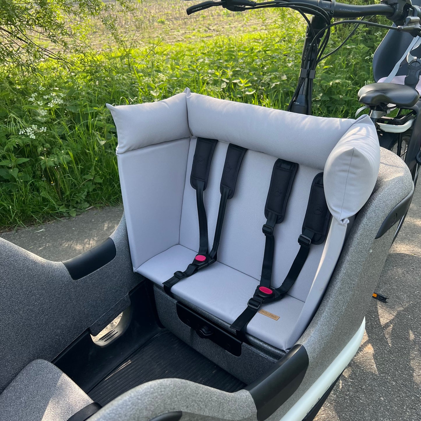 Cargo bike cushion Gazelle Makki - Grey