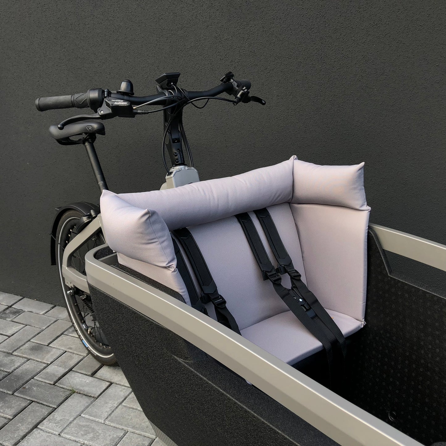 Cargo bike pillow - Grey