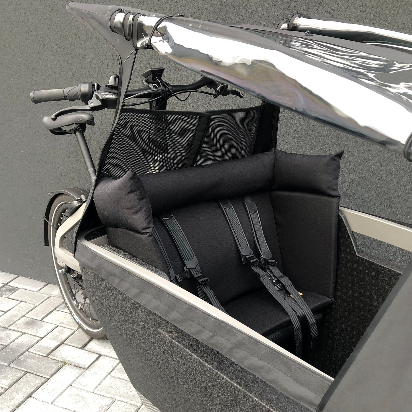 Bakfiets kussen - Zwart