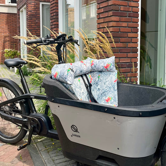 Lastenfahrrad Kissen Carqon - Parrot