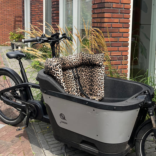 Lastenfahrrad Kissen Carqon - Leopard