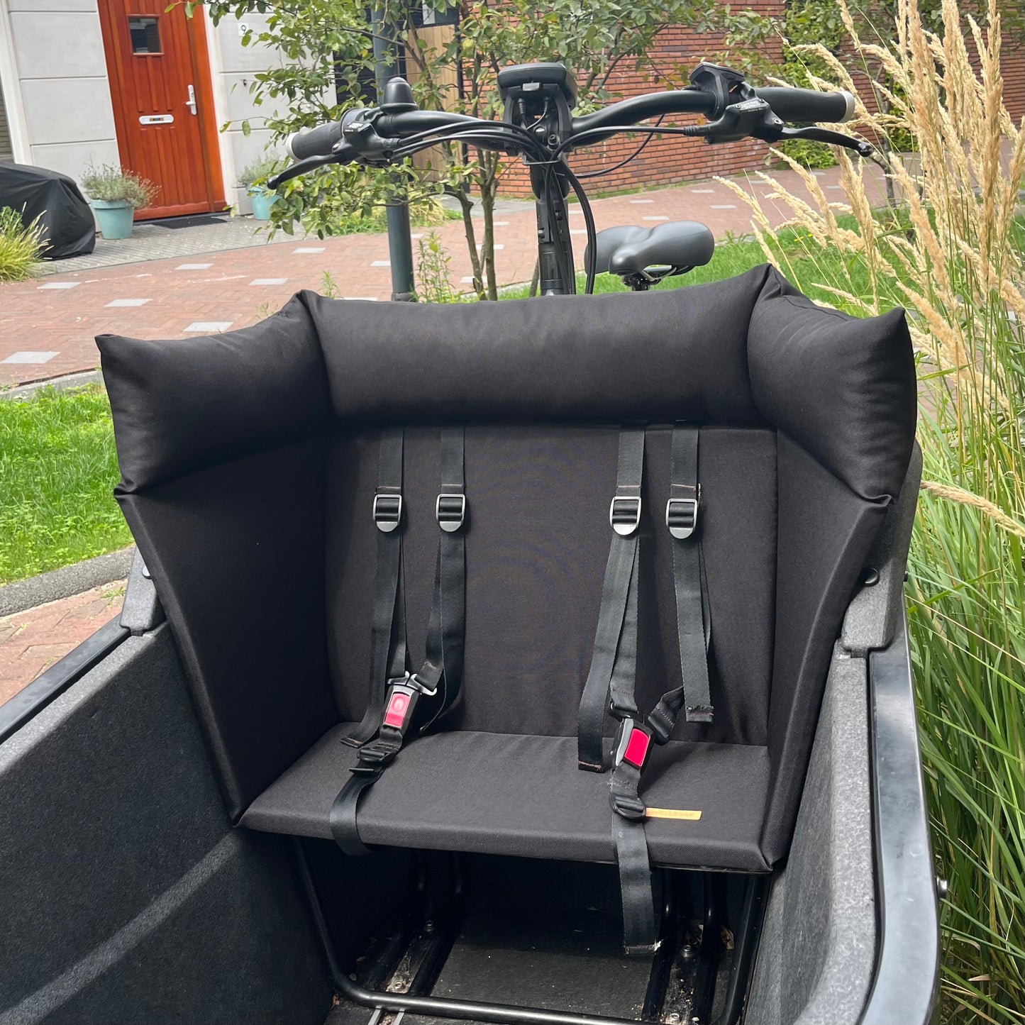 Lastenfahrrad Kissen Carqon - Schwarz