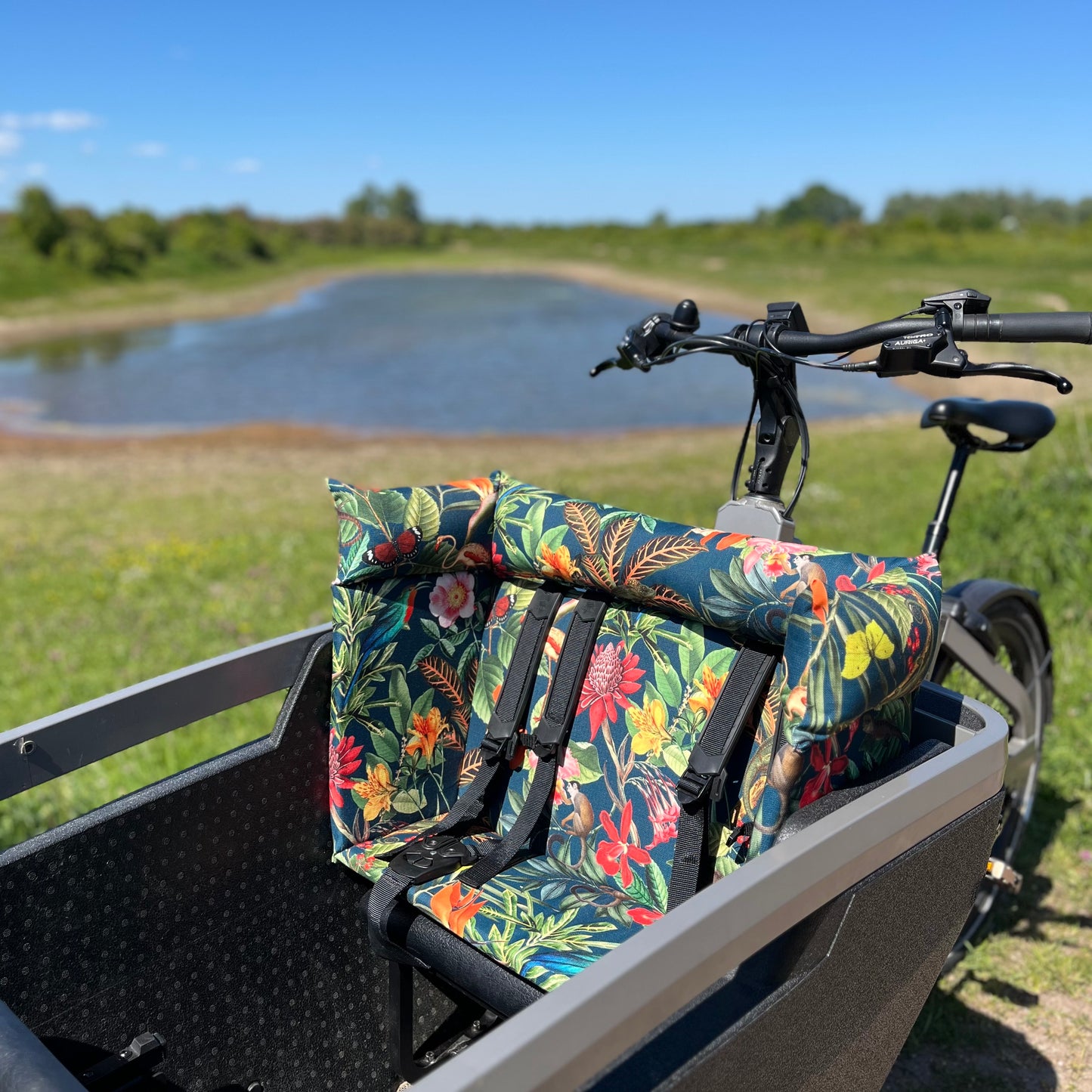 Lastenfahrrad Kissen Lovens - Jungle