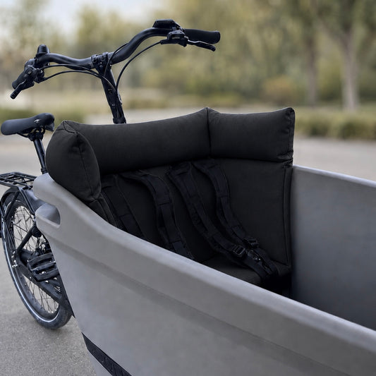 Bakfiets kussen Dolly Joy - zwart