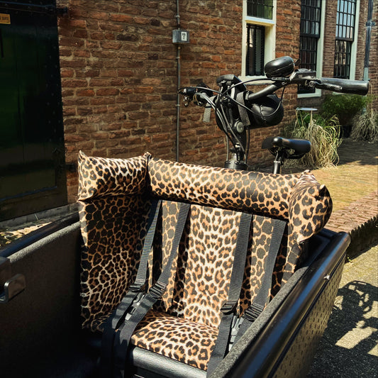 Bakfiets kussen Urban Arrow - Leopard