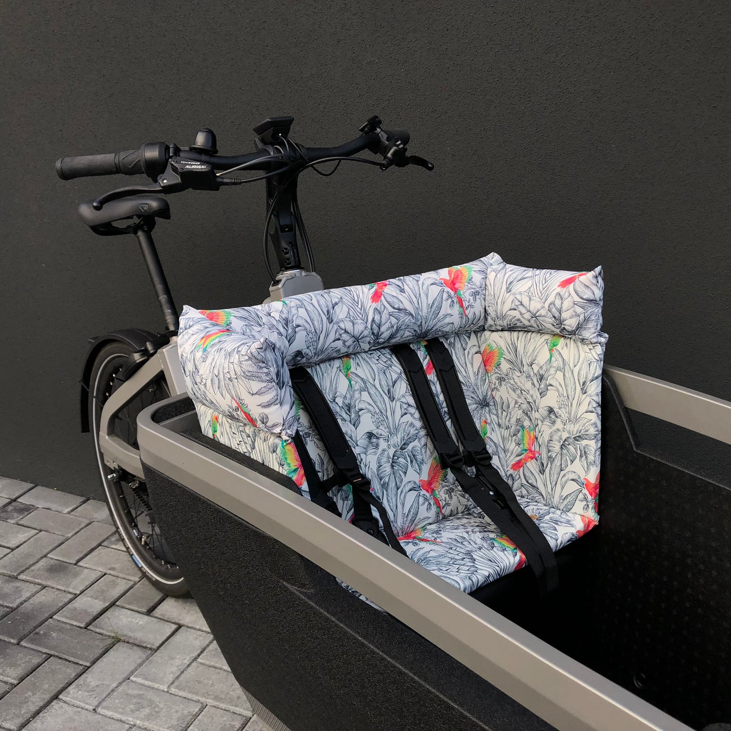 Bakfiets kussen Lovens - Parrot