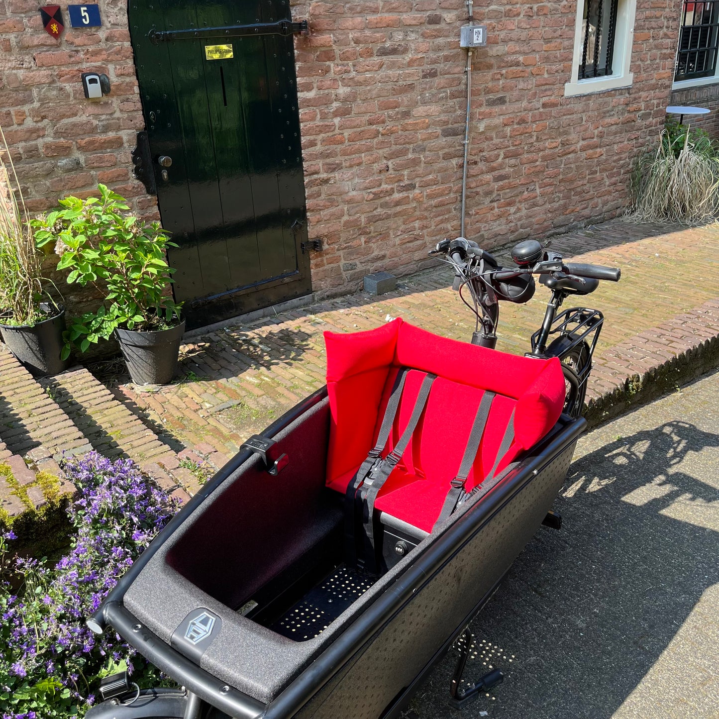 Bakfiets kussen Urban Arrow - Rood