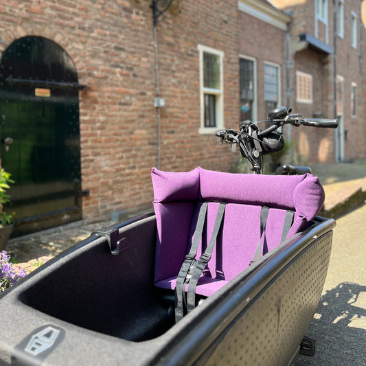 Bakfiets kussen Urban Arrow - paars