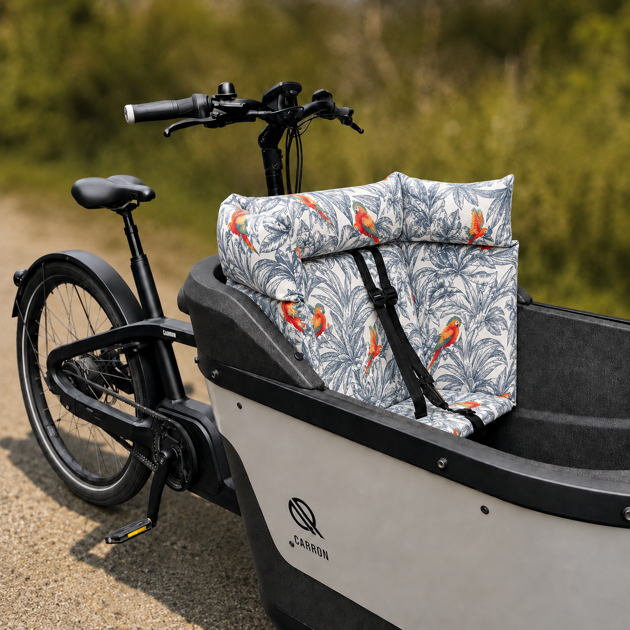 Lastenfahrrad Kissen Carqon - Parrot
