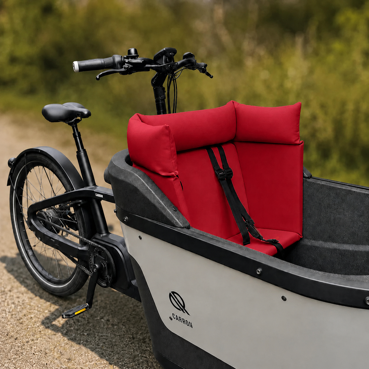 Lastenfahrrad Kissen Carqon - Rot