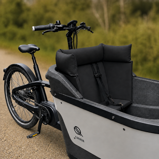 Lastenfahrrad Kissen Carqon - Schwarz
