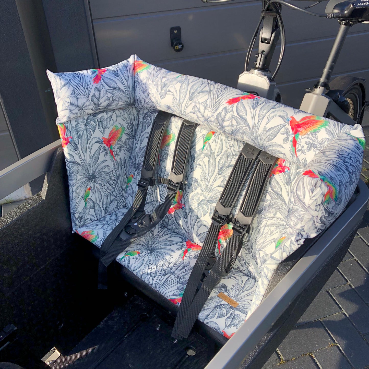 Bakfiets kussen Lovens - Parrot