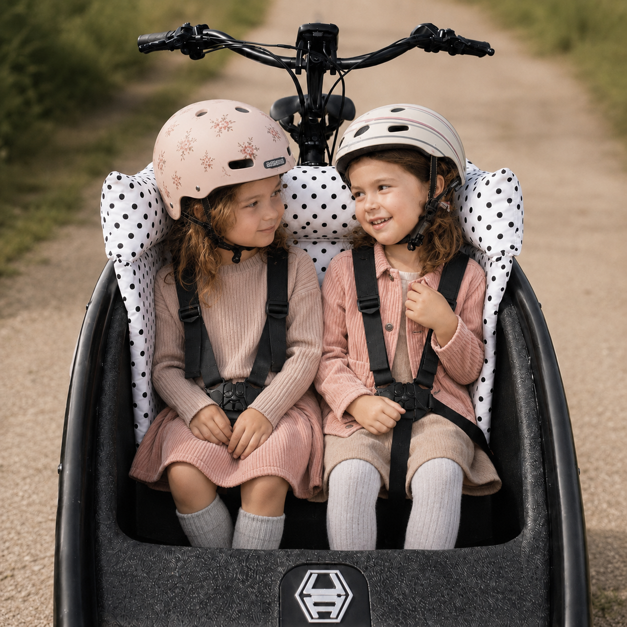 Lastenfahrad Kissen Urban Arrow - Polkadot