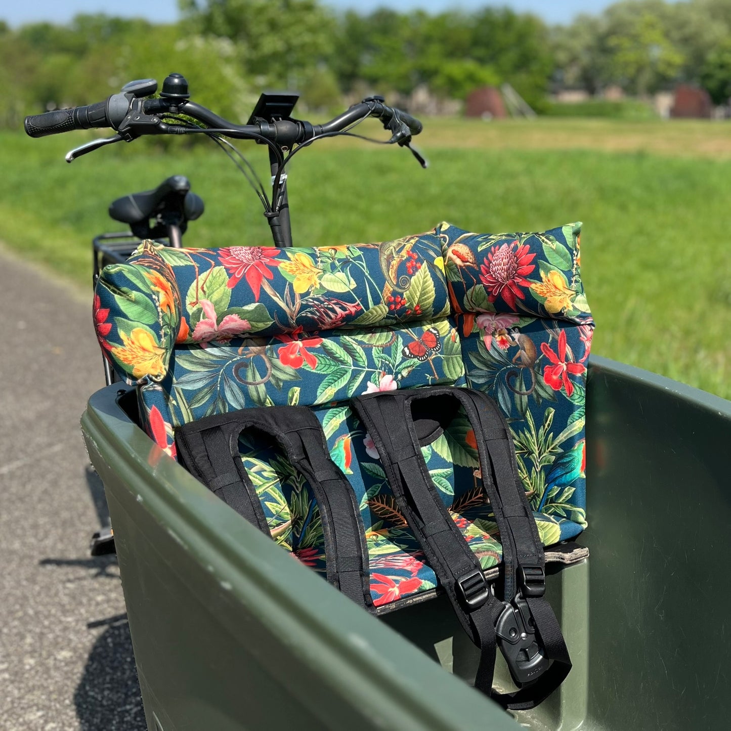 Lastenfahrrad Kissen Dolly - Jungle