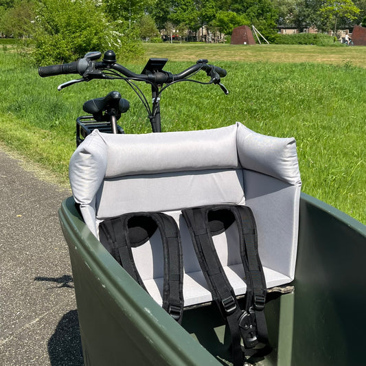 Lastenfahrrad Kissen Dolly - Grau