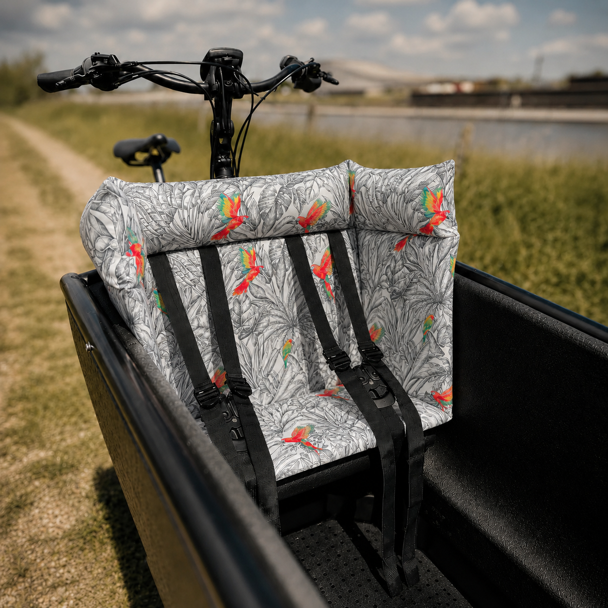 Cargo bike cushion Urban Arrow - Parrot