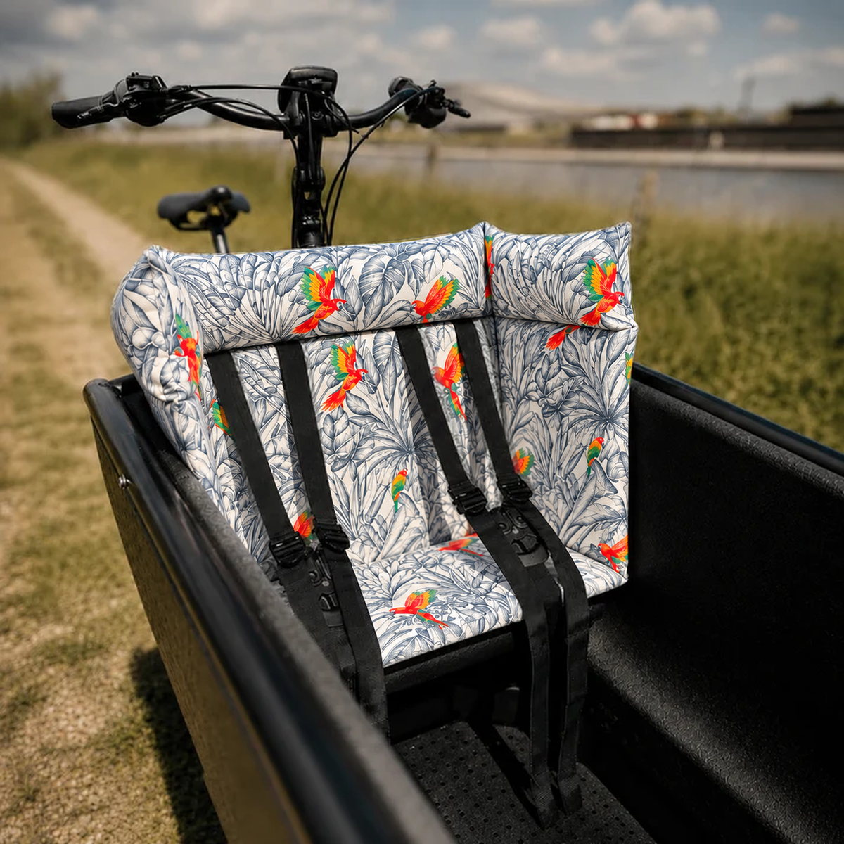 Cargo bike cushion Urban Arrow - Parrot