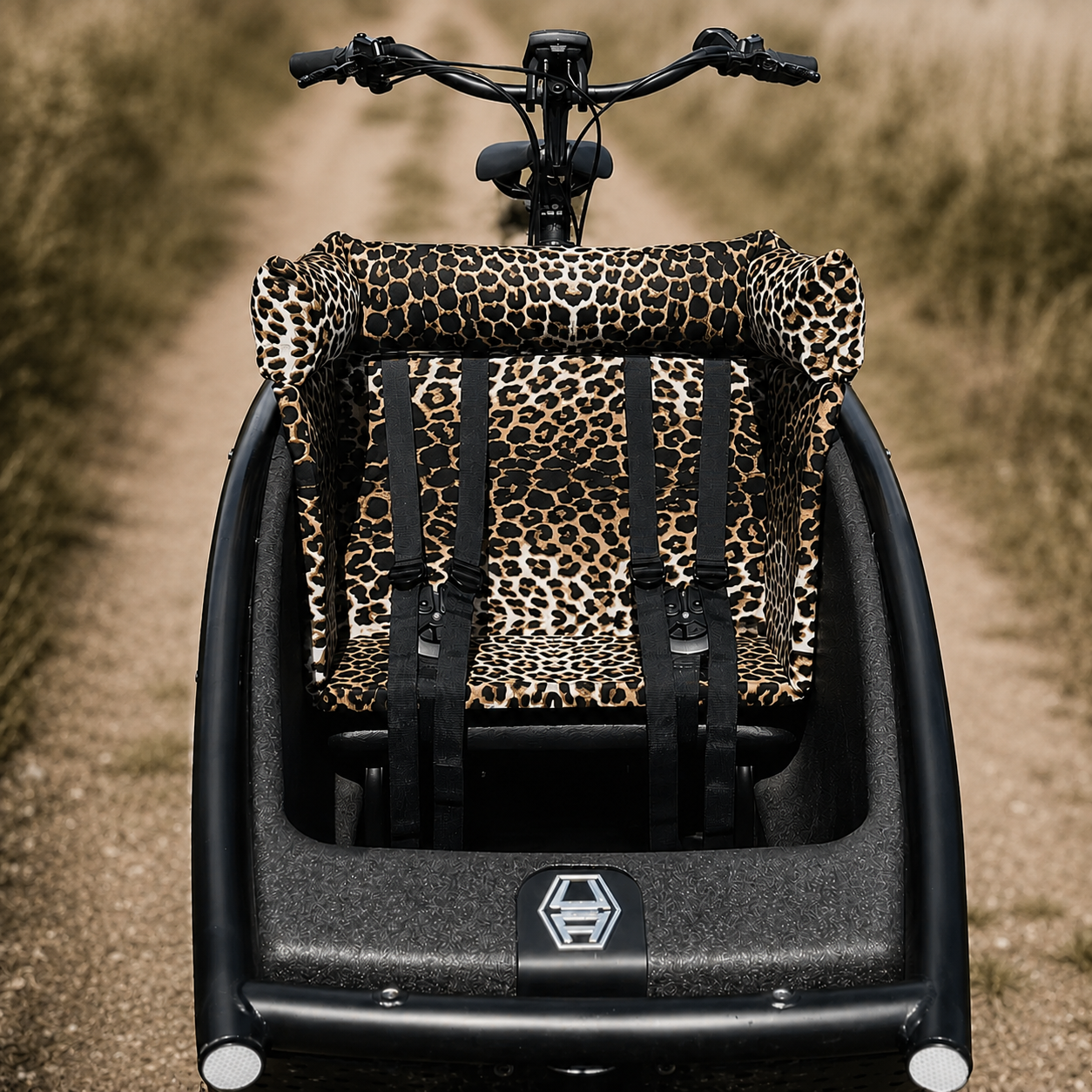 Lastenfahrrad Kissen Urban Arrow - Leopard
