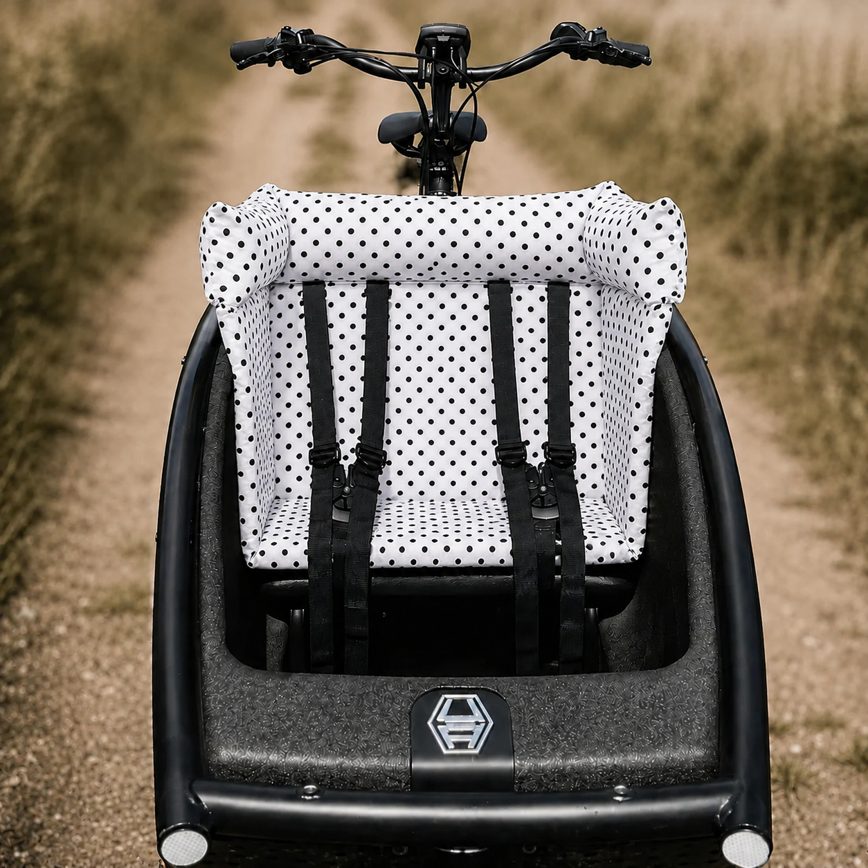 Lastenfahrad Kissen Urban Arrow - Polkadot