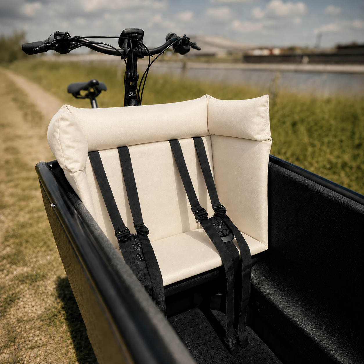 Cargo bike pillow Urban Arrow - Beige