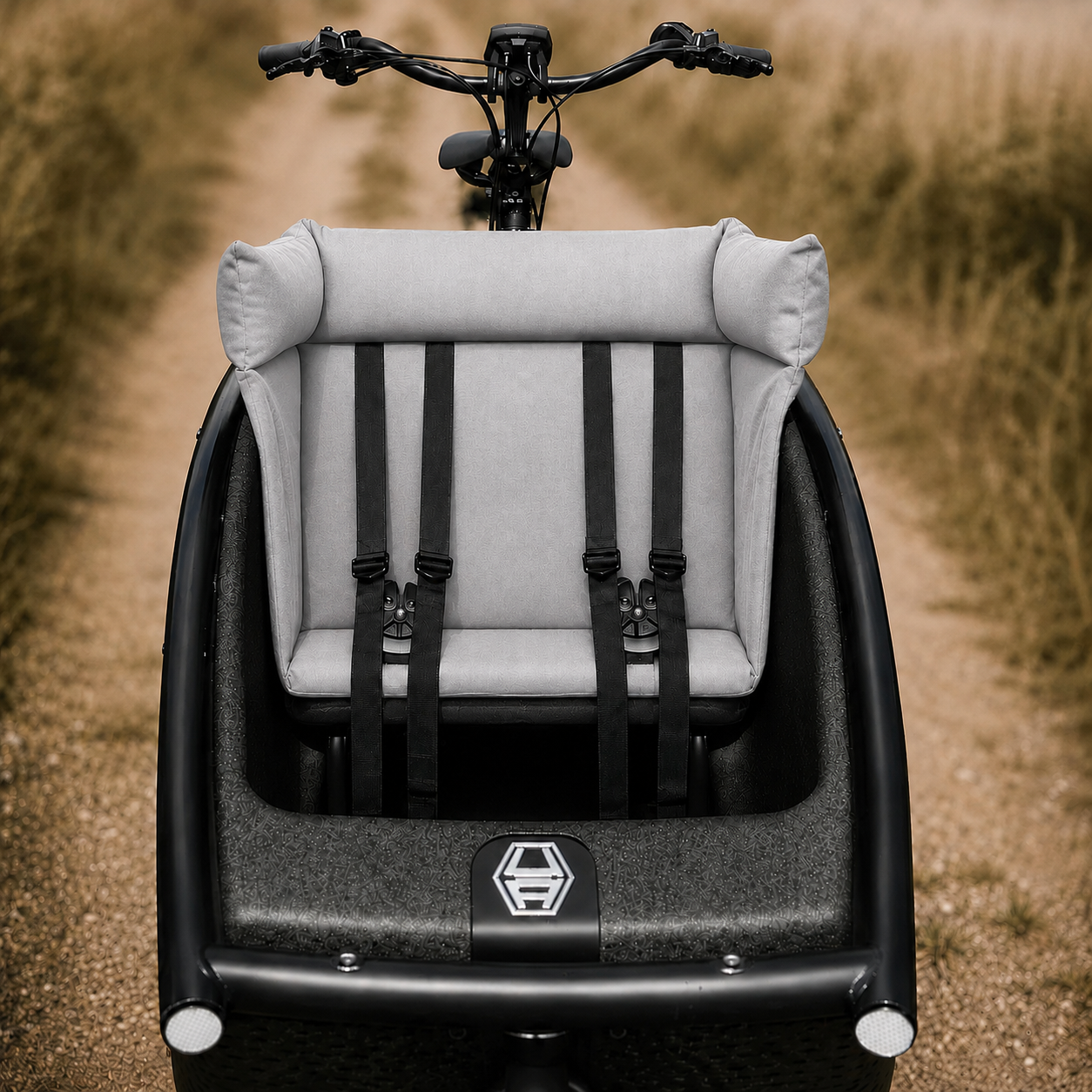 Lastenfahrrad Kissen Urban Arrow - Grau