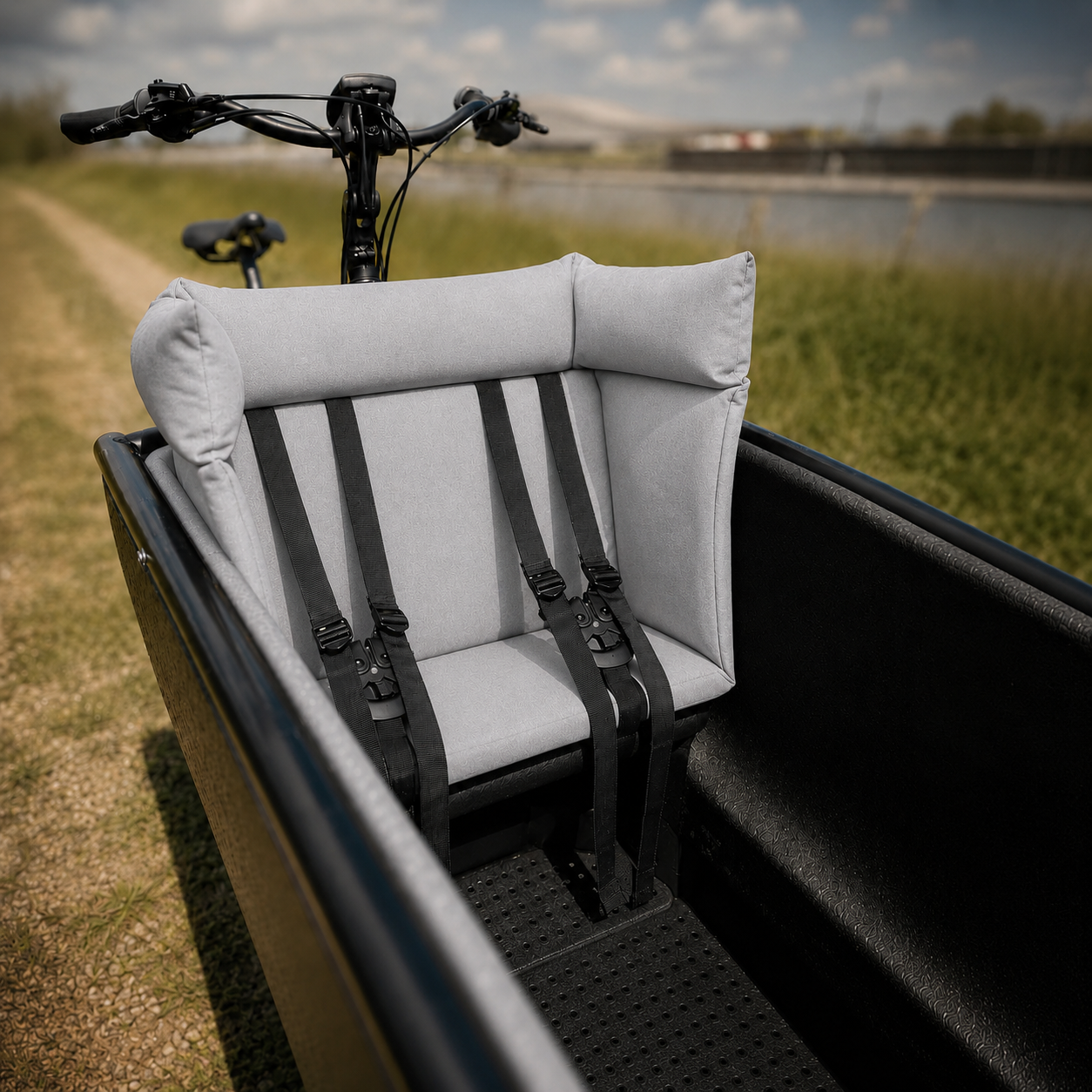 Lastenfahrrad Kissen Urban Arrow - Grau