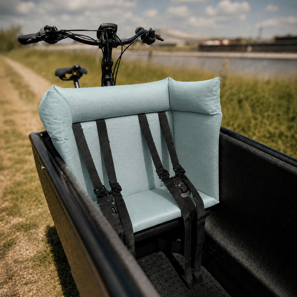 Bakfiets kussen Urban Arrow - Mint groen
