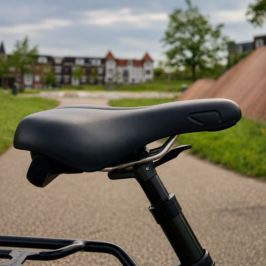 Lastenrad Verstellbare gefederte Sattelstütze