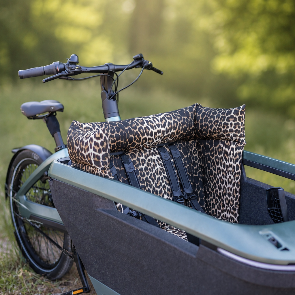 Lastenfahrrad Kissen Lovens - Leopard