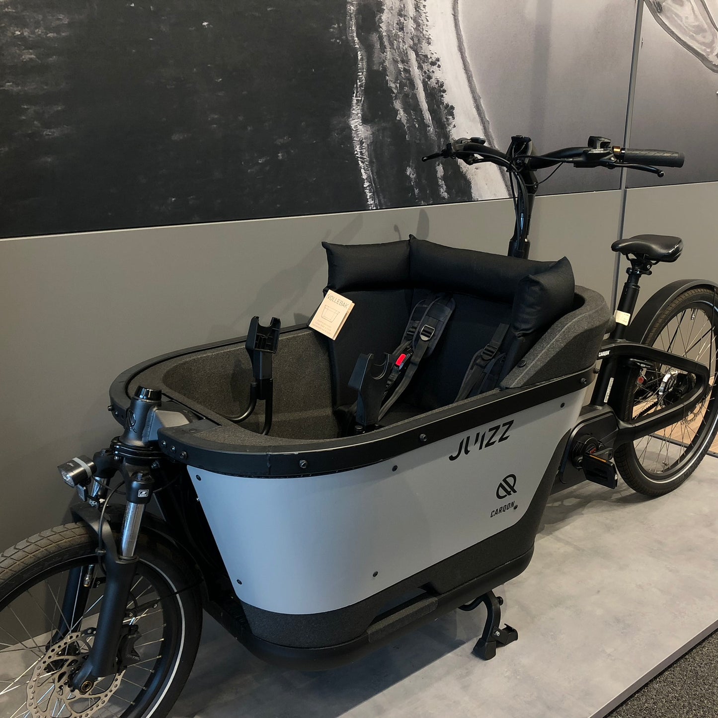 Bakfiets kussen Carqon - Zwart