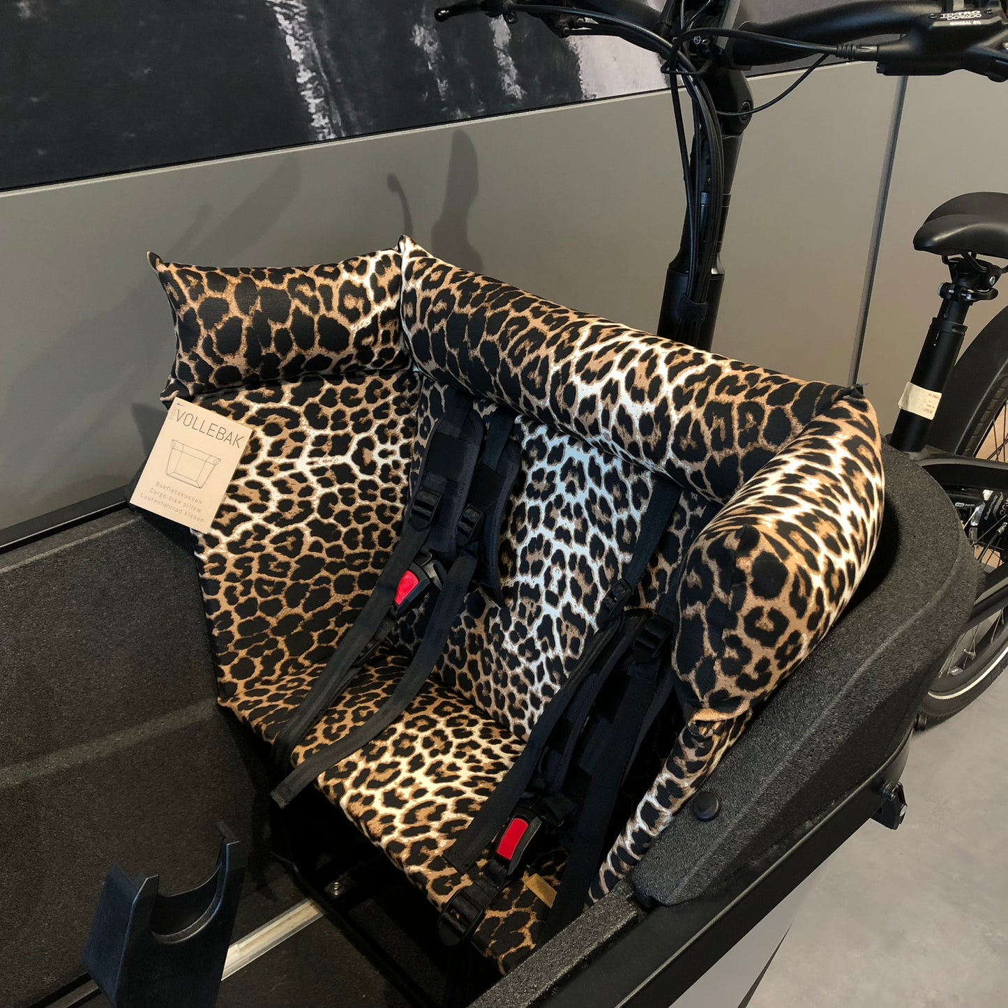 Cargo bike cushion Carqon - Leopard