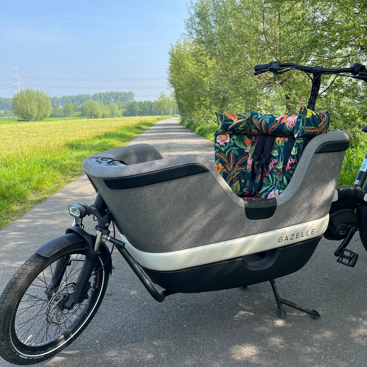 Bakfiets kussen Gazelle Makki - Jungle