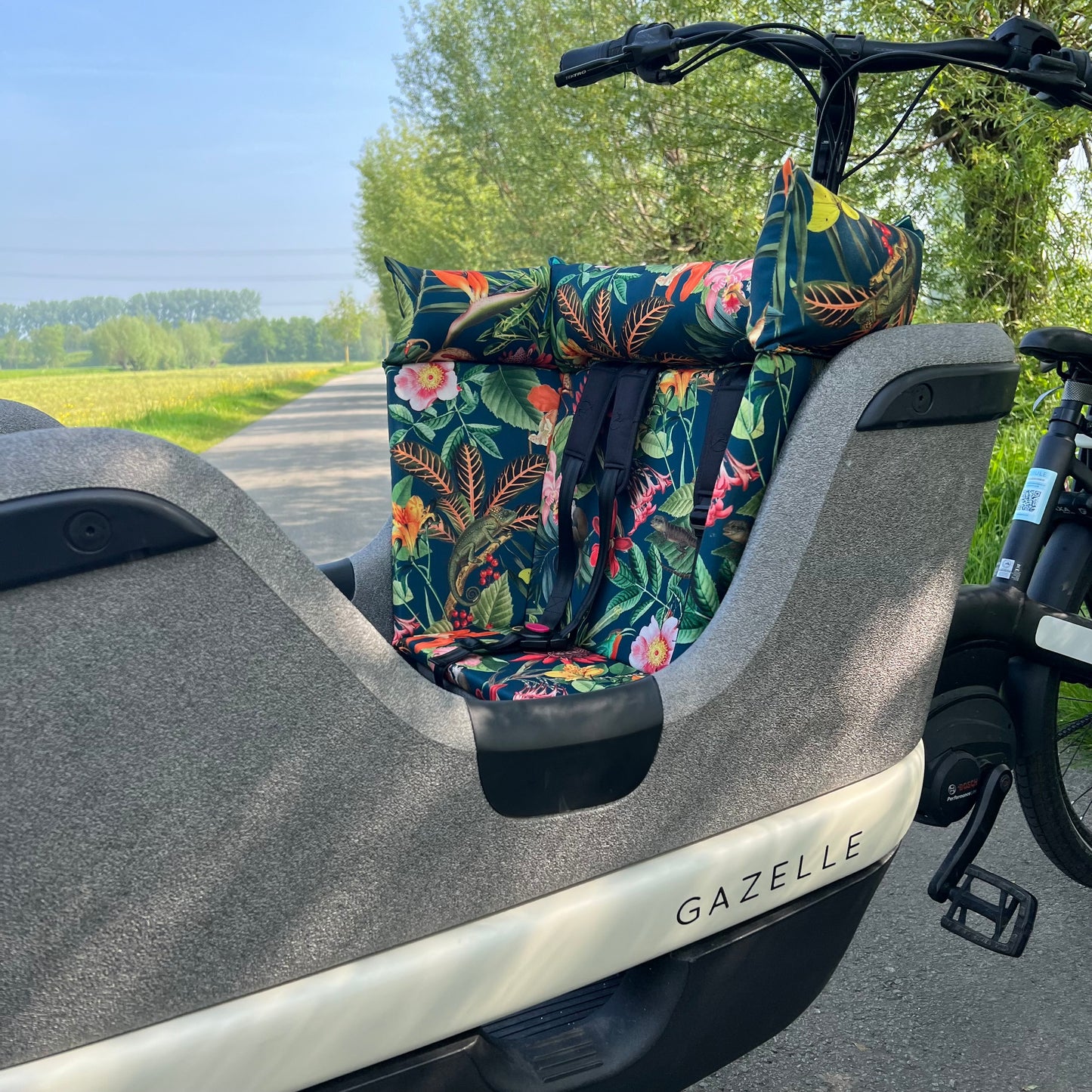 Bakfiets kussen Gazelle Makki - Jungle