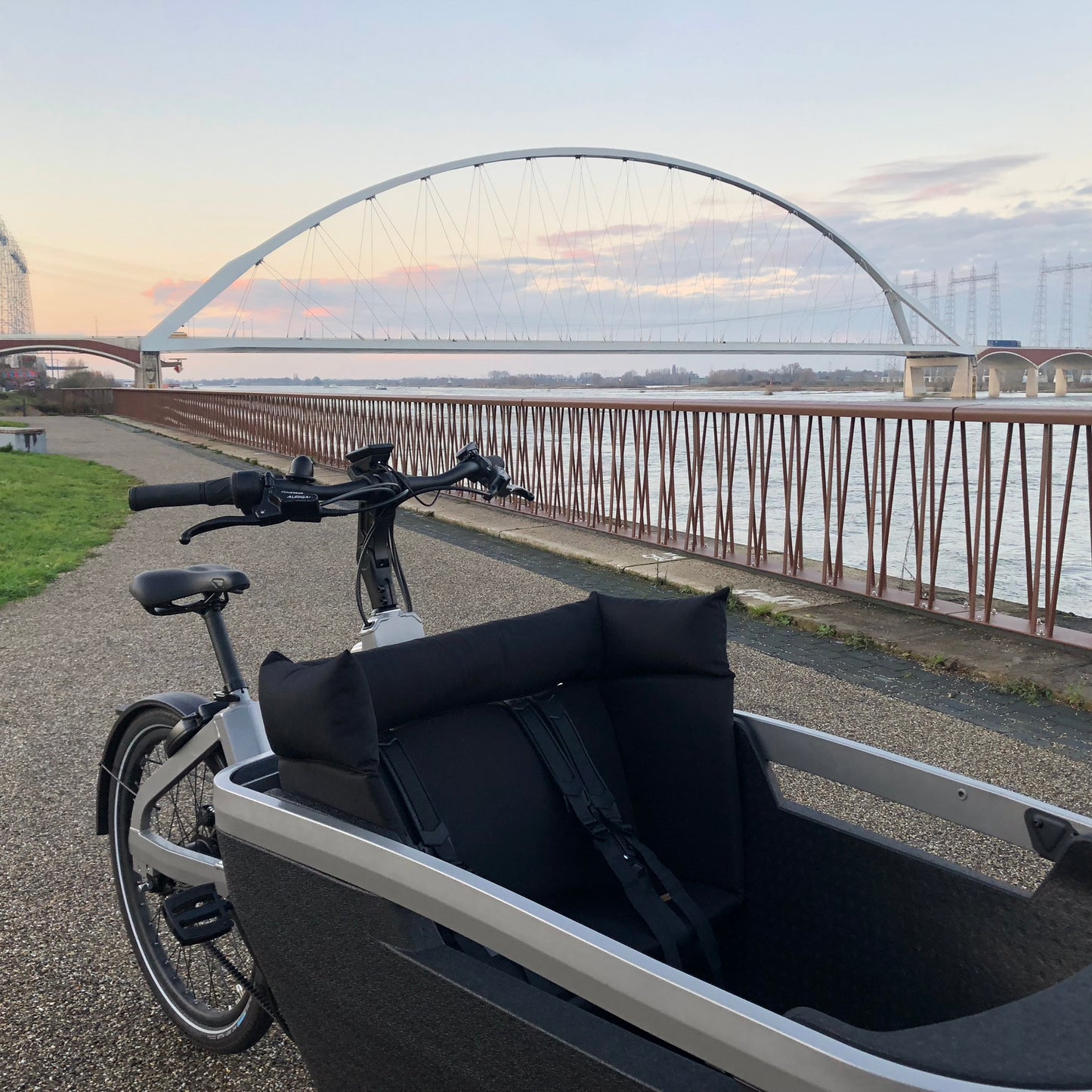 Lastenfahrrad Kissen Lovens - Schwarz